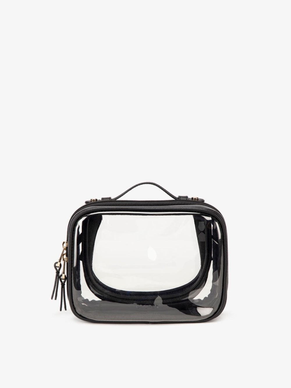 Calpak Small Clear Cosmetics Case in Black - Fair condition